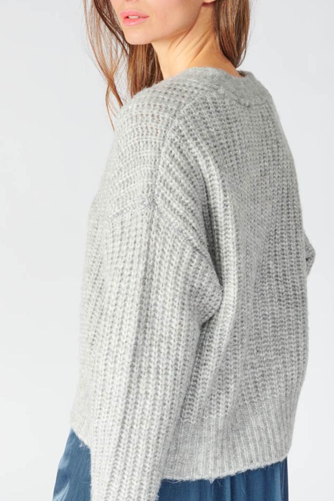 Grey marl Georgina cardigan