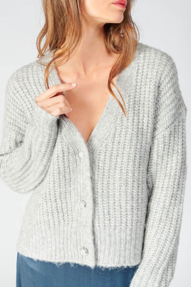 Grey marl Georgina cardigan