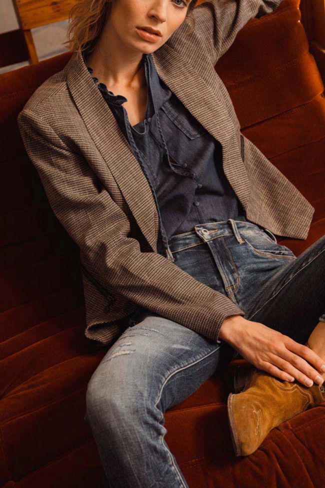 Houndstooth Graziel blazer