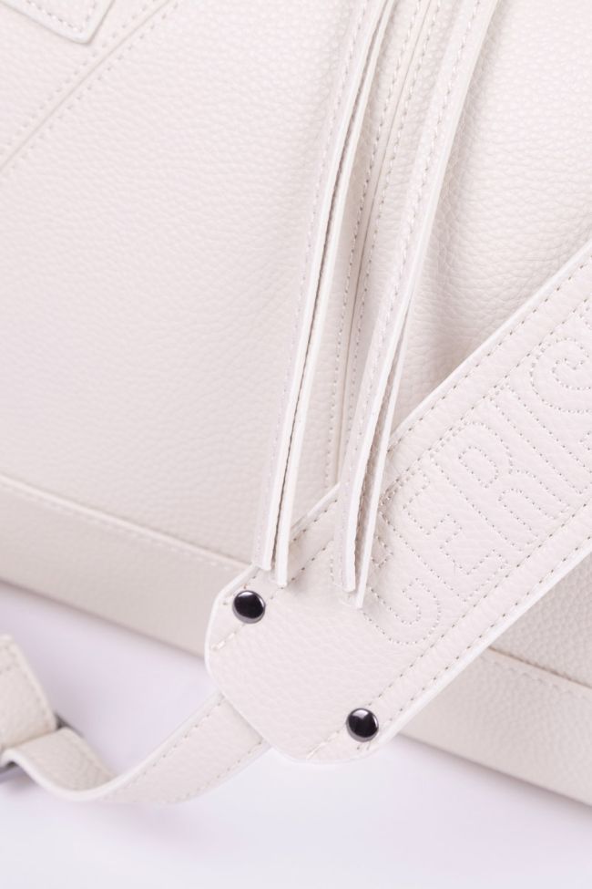 Cream Isaia bowling bag