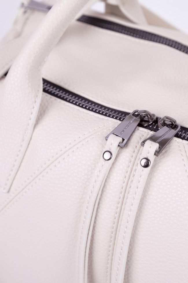 Cream Isaia bowling bag