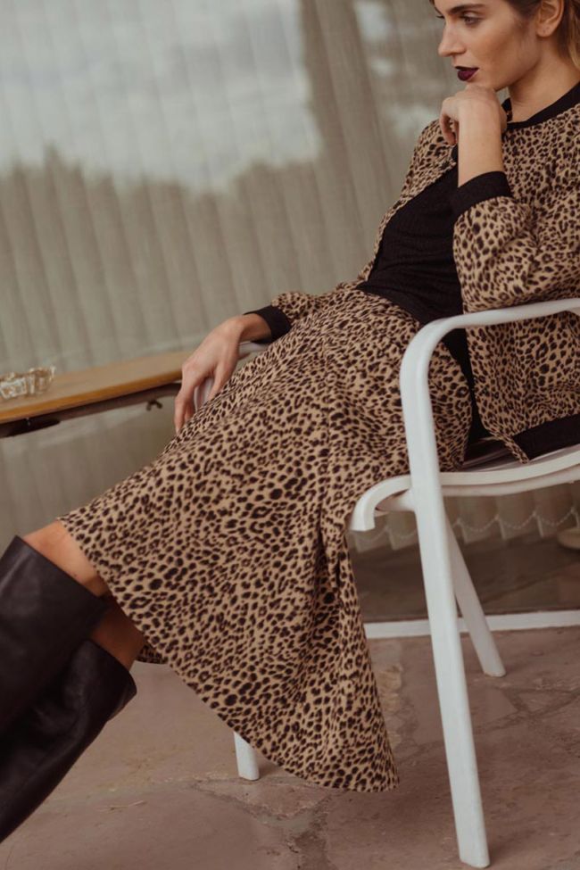 Leopard Ivanoe bomber jacket