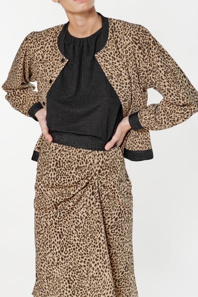 Leopard Ivanoe bomber jacket