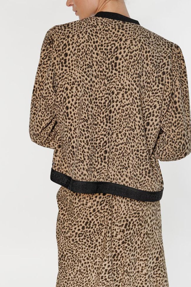 Leopard Ivanoe bomber jacket