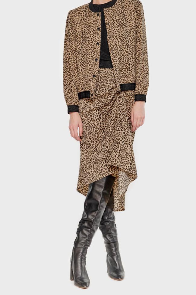 Leopard Ivanoe bomber jacket