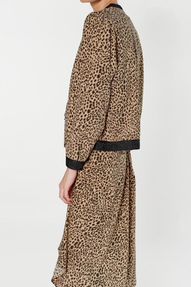 Leopard Ivanoe bomber jacket