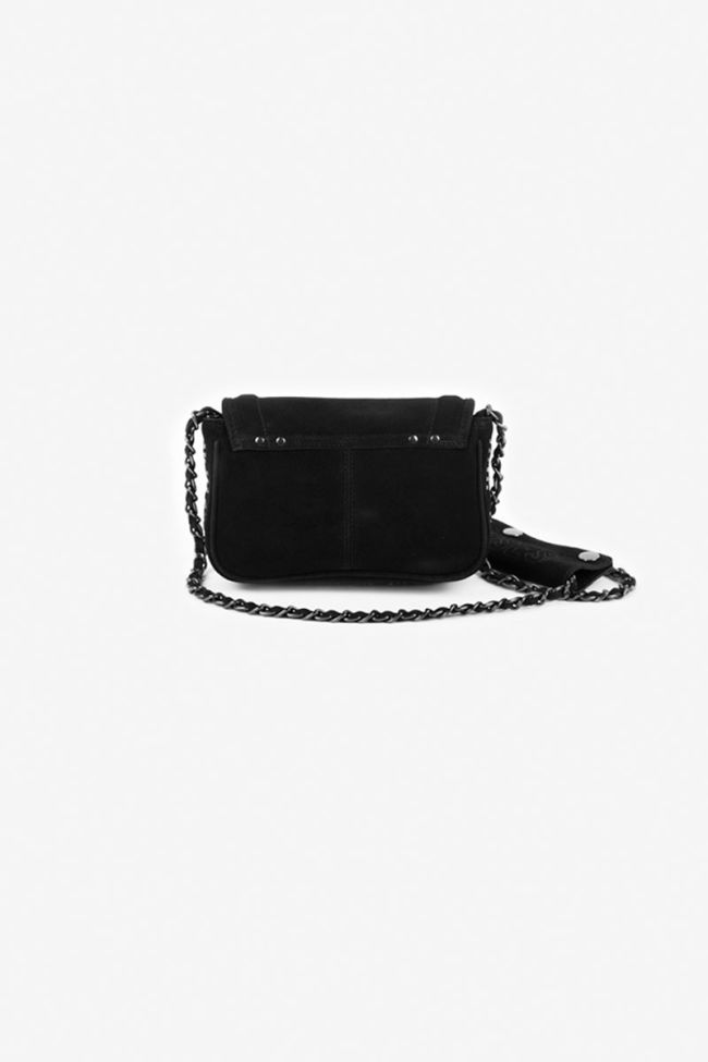 Black Klelia suede leather bag