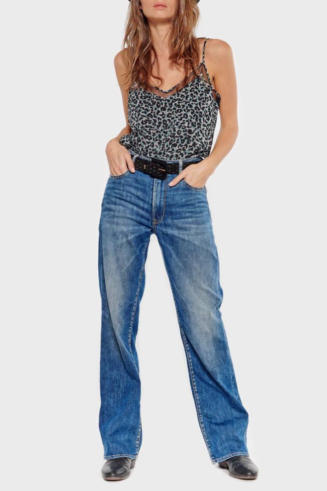 Blue leopard Kool camisole