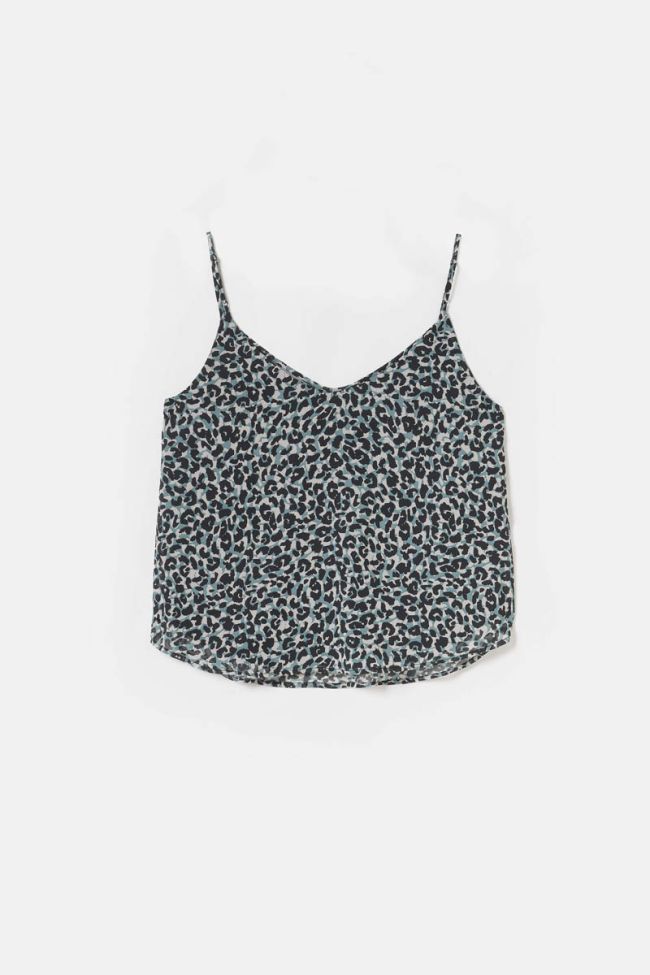 Blue leopard Kool camisole