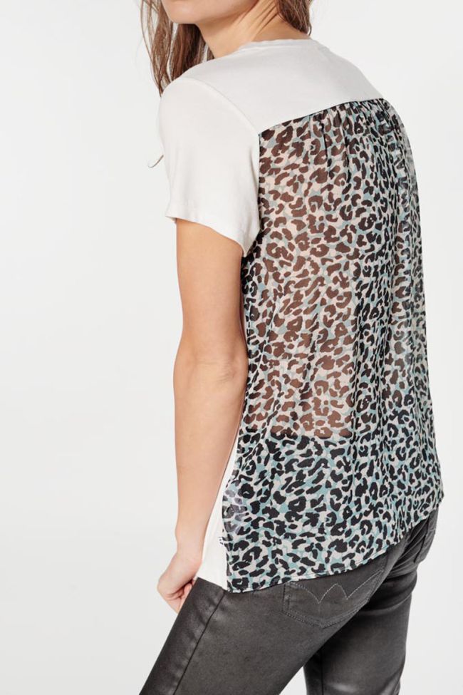 Printed cream Lauren t-shirt