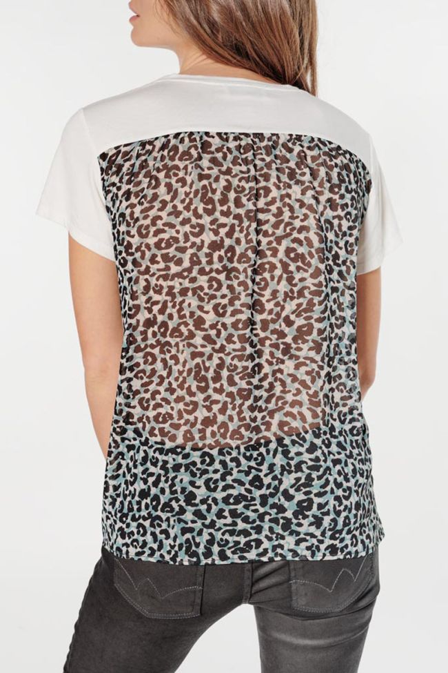 Printed cream Lauren t-shirt