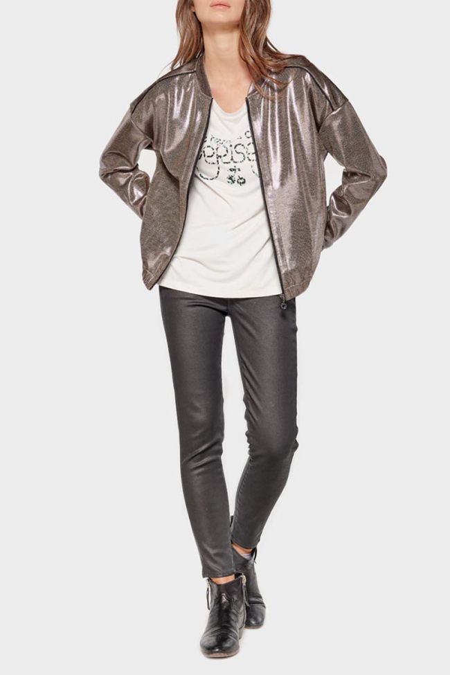 Printed cream Lauren t-shirt