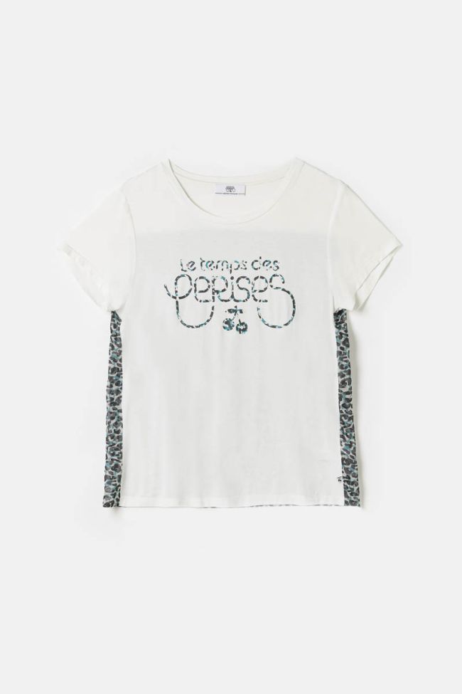 Printed cream Lauren t-shirt
