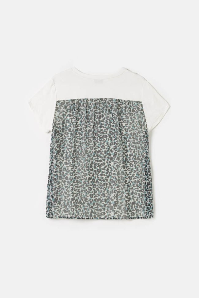 Printed cream Lauren t-shirt