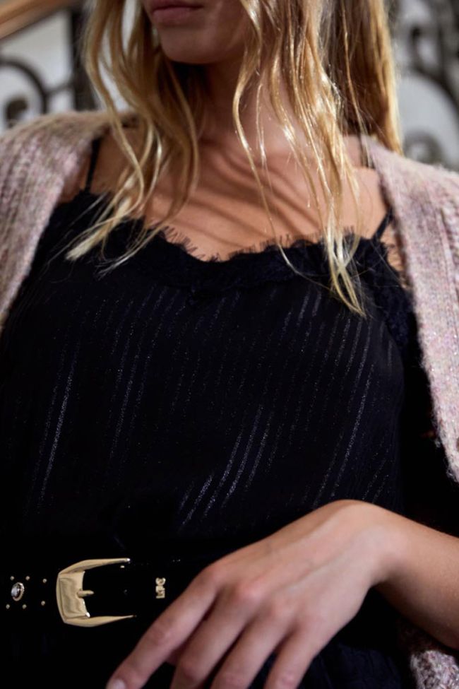 Black stripy Lilu camisole