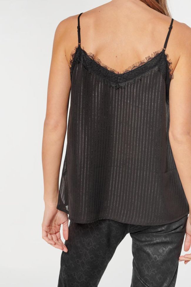 Black stripy Lilu camisole