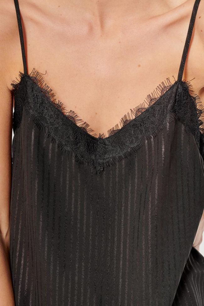 Black stripy Lilu camisole