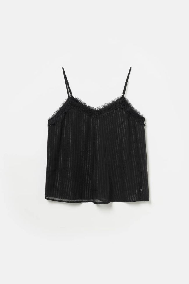 Black stripy Lilu camisole