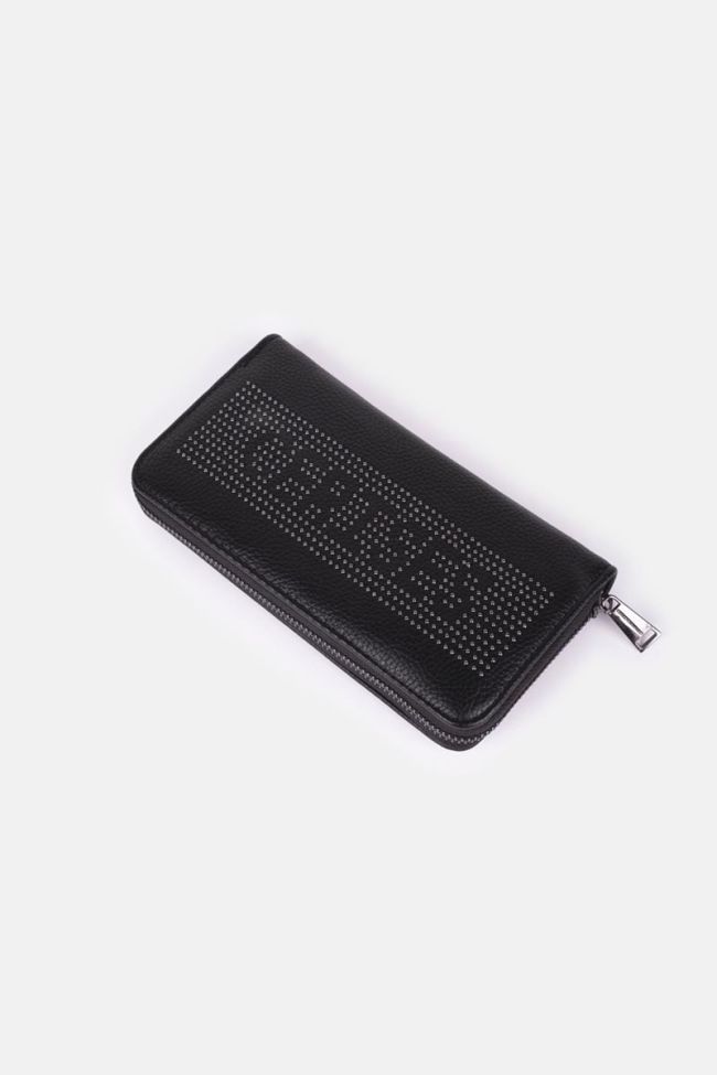 Black studded Loren wallet