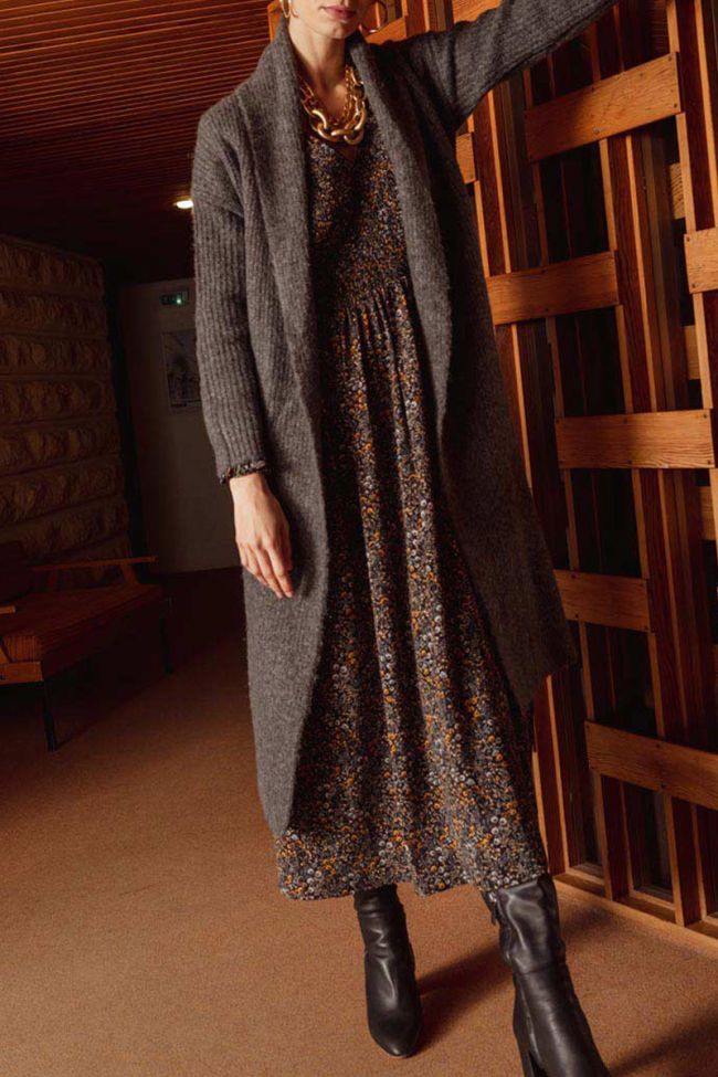 Long grey Mater cardigan