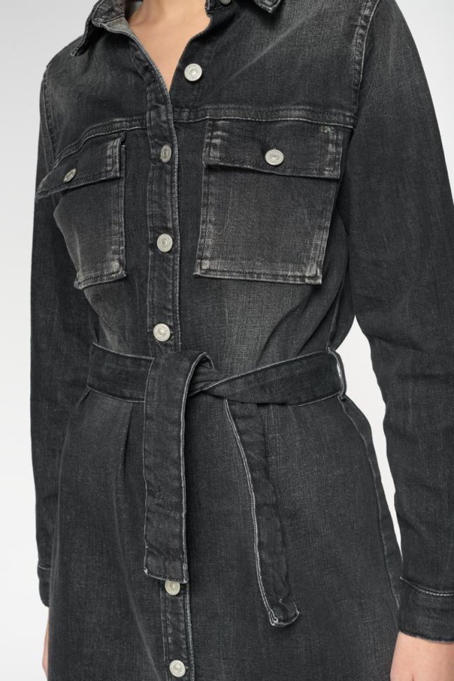 Black denim Nessi dress