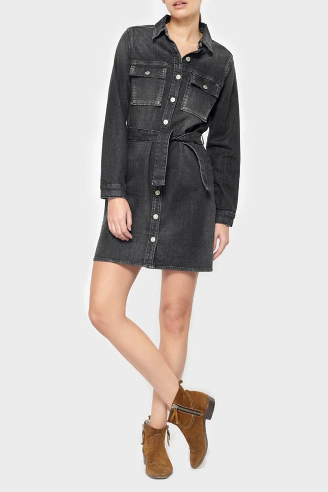 Black denim Nessi dress