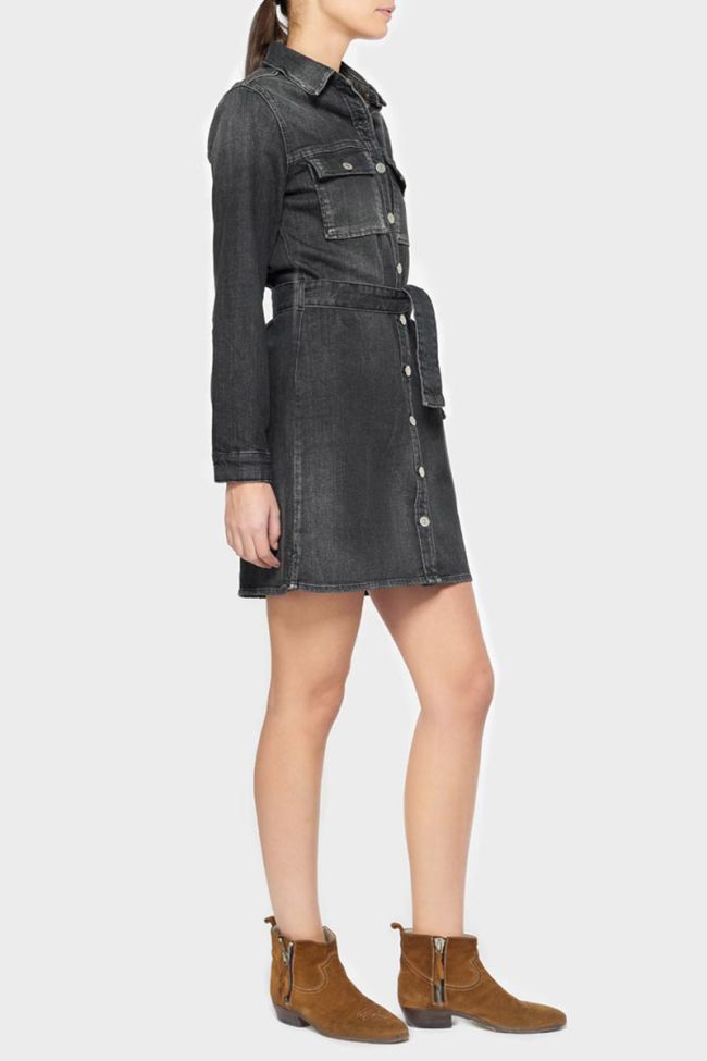 Black denim Nessi dress