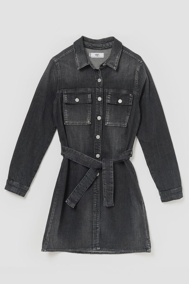 Black denim Nessi dress