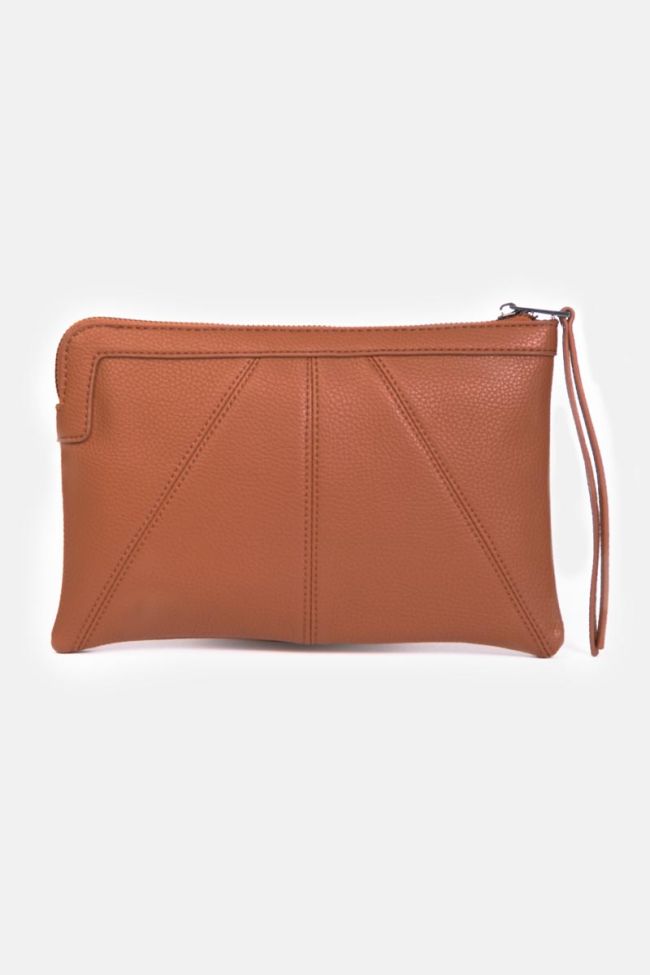 Camel Oria clutch bag