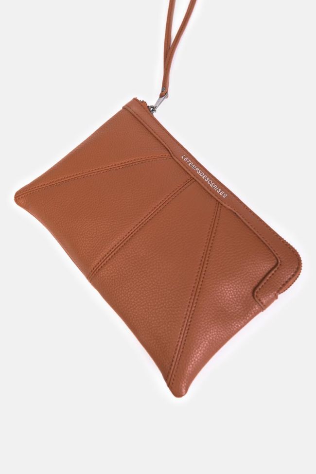 Camel Oria clutch bag