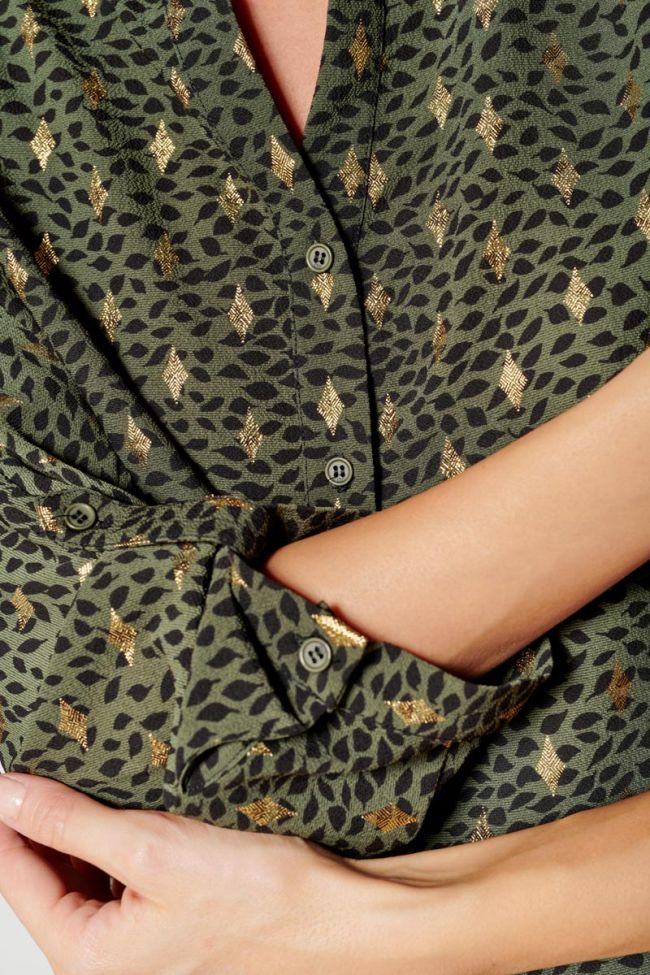 Khaki Peppers blouse