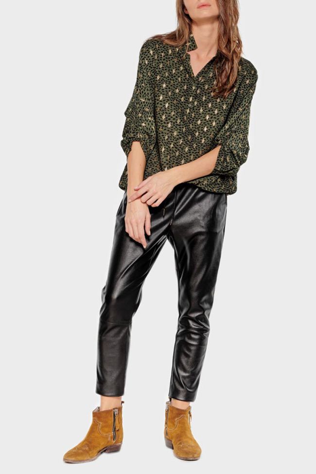 Khaki Peppers blouse