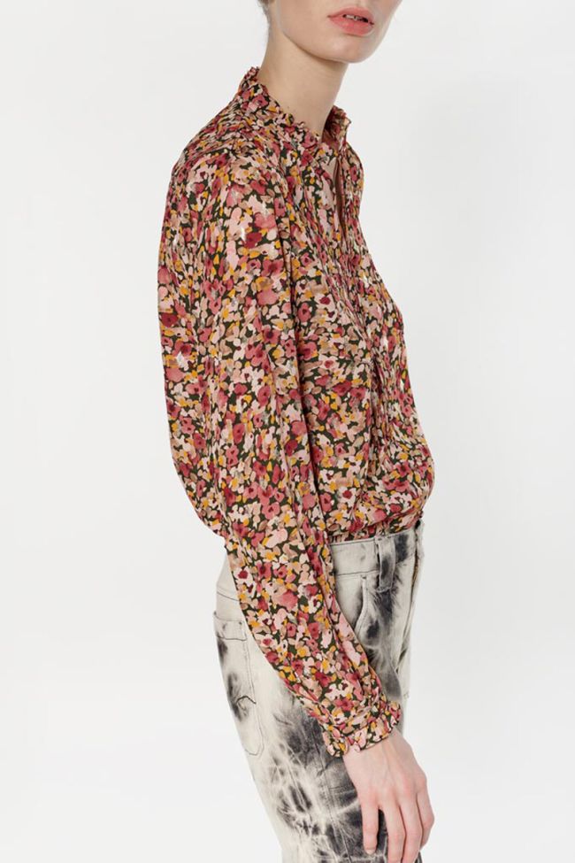 Pink floral Ross blouse