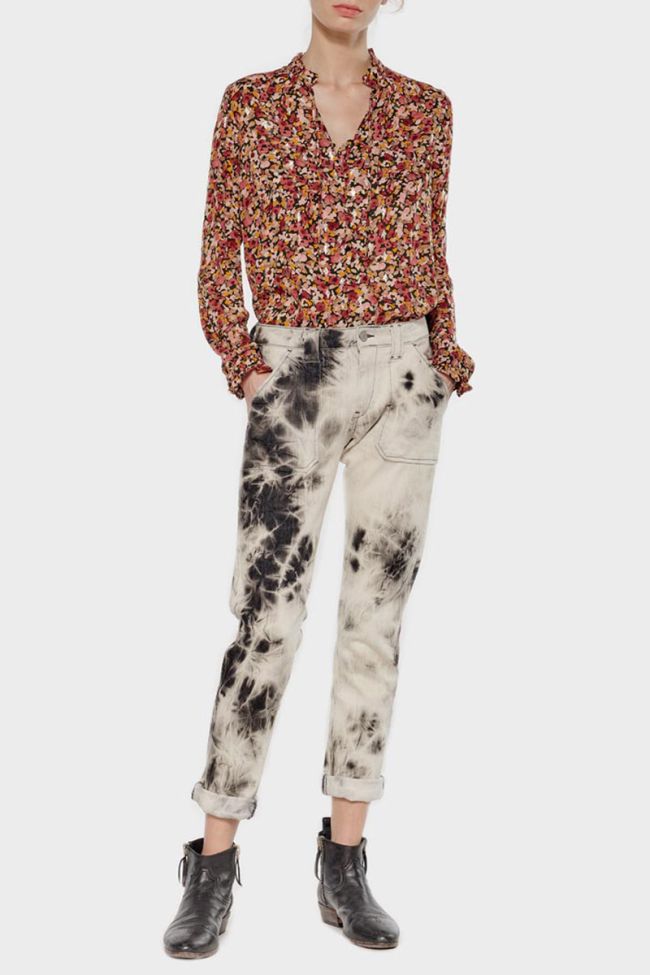 Pink floral Ross blouse