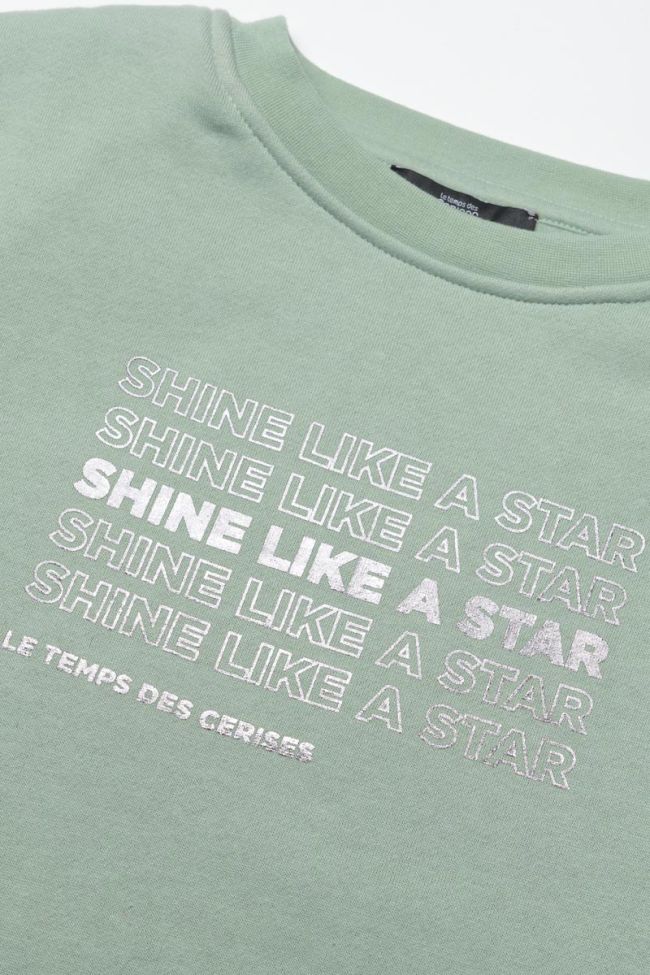 Printed aqua Bunkergi sweatshirt