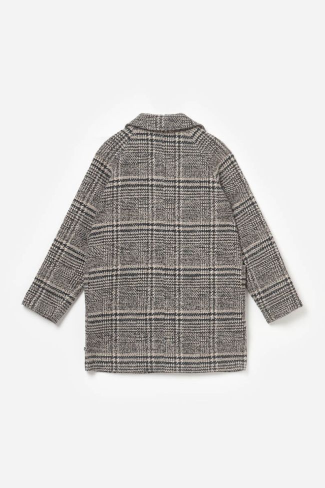 Brown checked Darlengi coat
