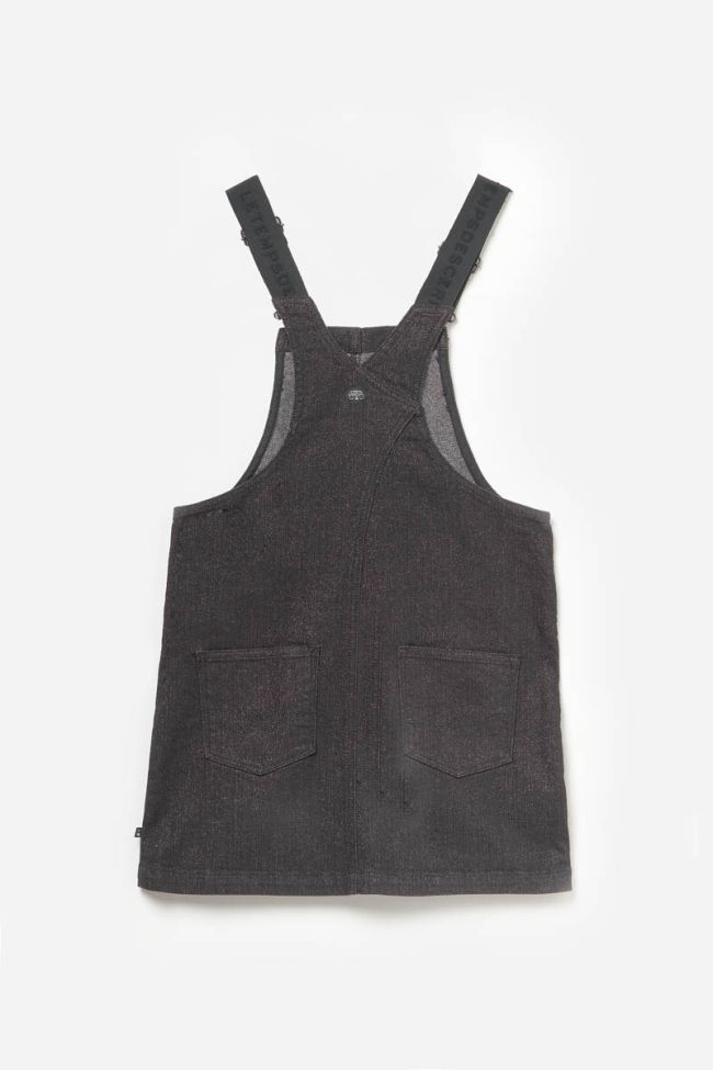 Black denim Dawsongi overall dress