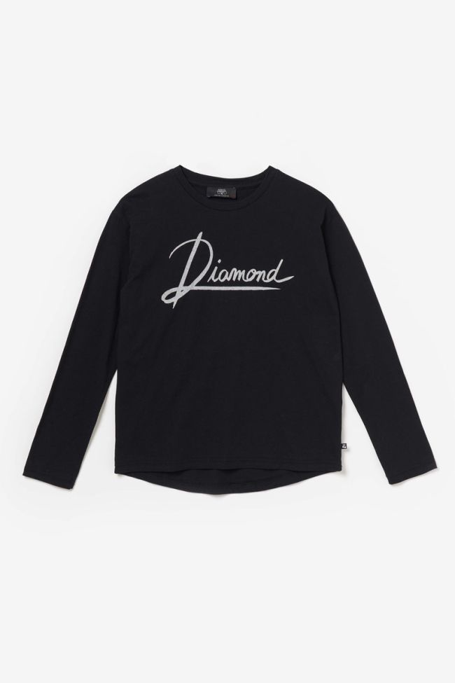 Printed black Fionagi top