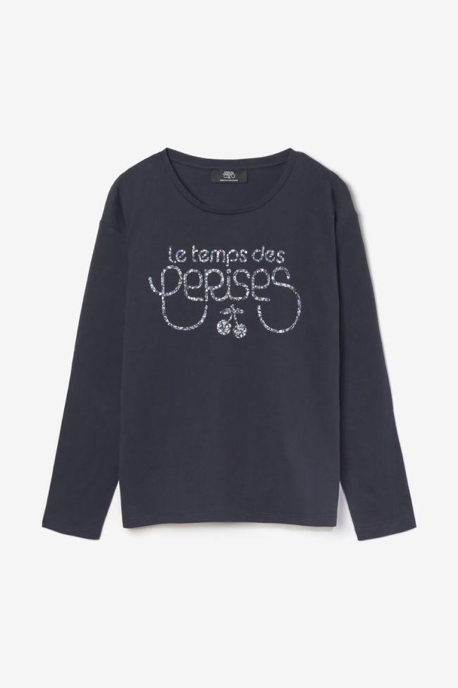 Printed navy blue Jamilagi t-shirt