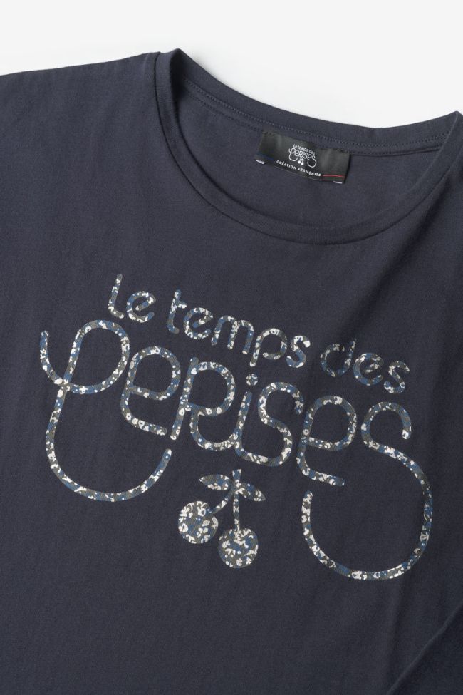 Printed navy blue Jamilagi t-shirt