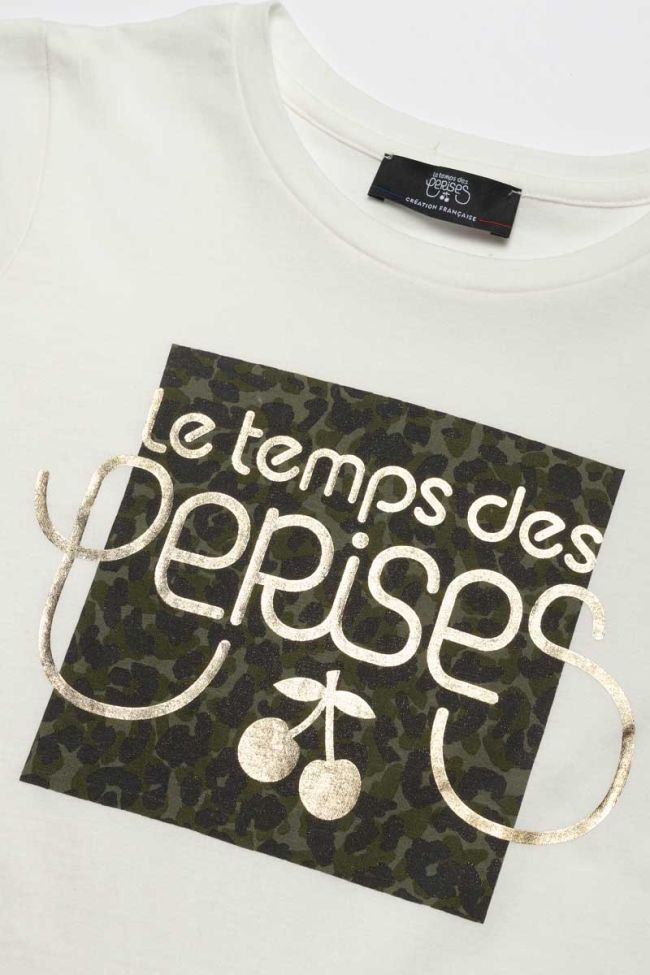 Printed cream Marlenegi t-shirt