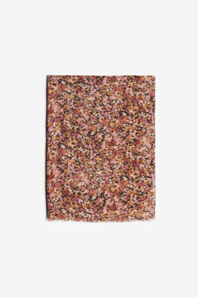Pink floral Musegi scarf