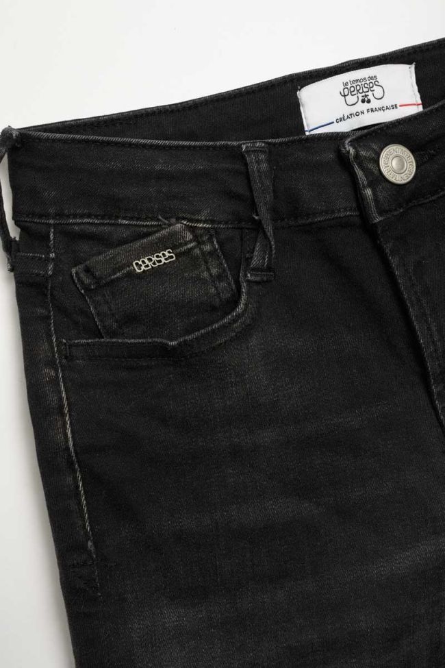 Power high waist black jeans N°1