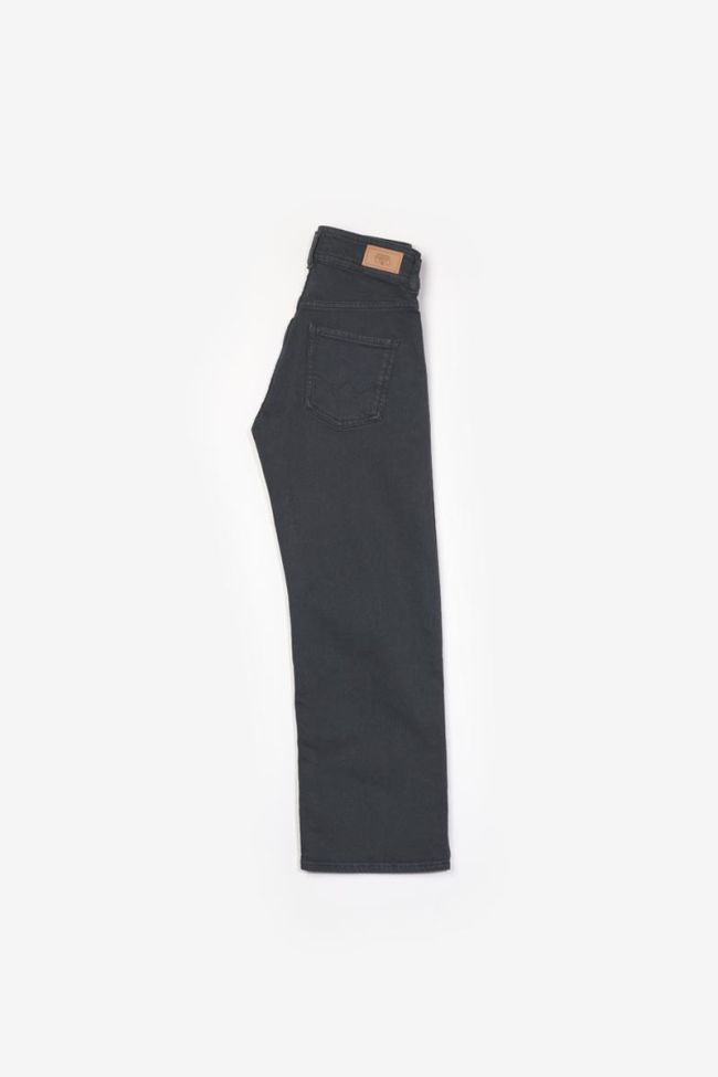 Straight-legged charcoal grey Sispo jeans