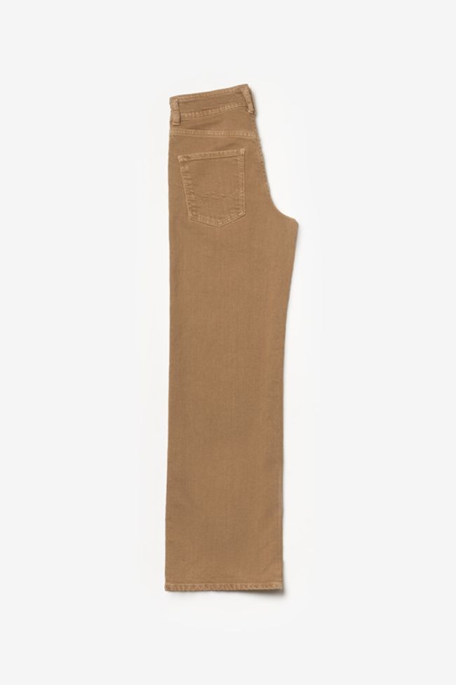 Straight-legged camel Sispo jeans