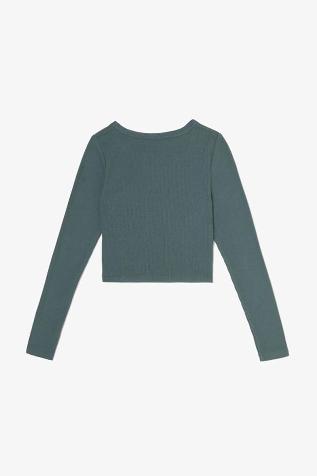 Bottle green Virginiagi crop top