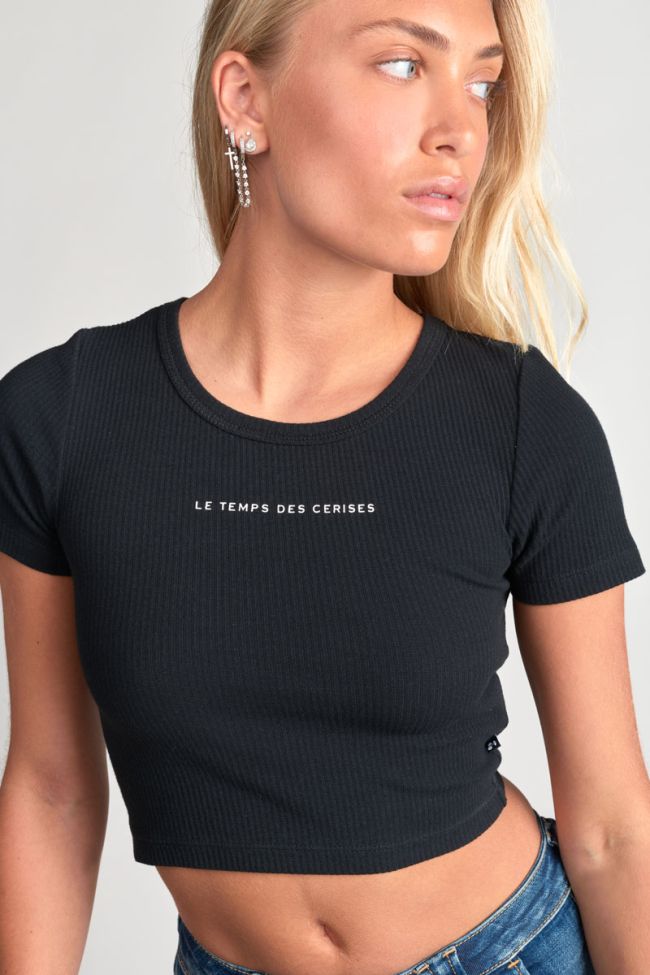 Black Yukongi crop top