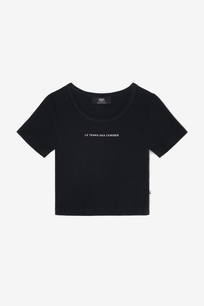 Black Yukongi crop top