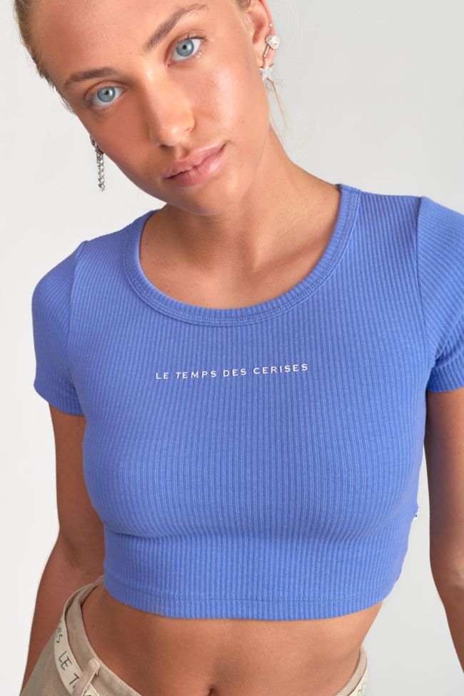 Lavender blue Yukongi crop top