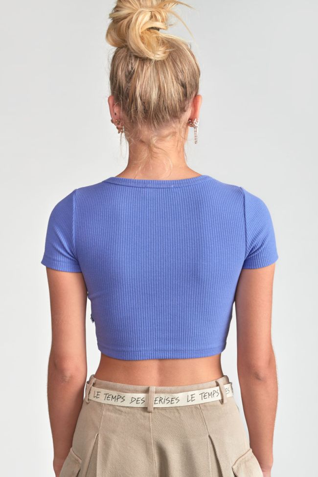 Lavender blue Yukongi crop top